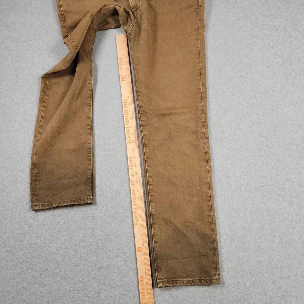 Outerknown Jeans 34x30 (Actual 36x32) Green Brown Denim SEA Drifter Tapered